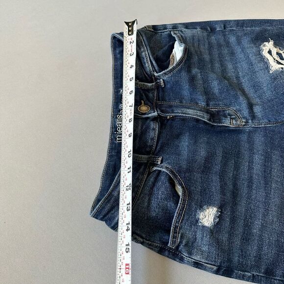 🎉5 for $40 🎉Maurices Denim Jeans Skinny Women Size S Distressed Blue - Picture 6 of 8